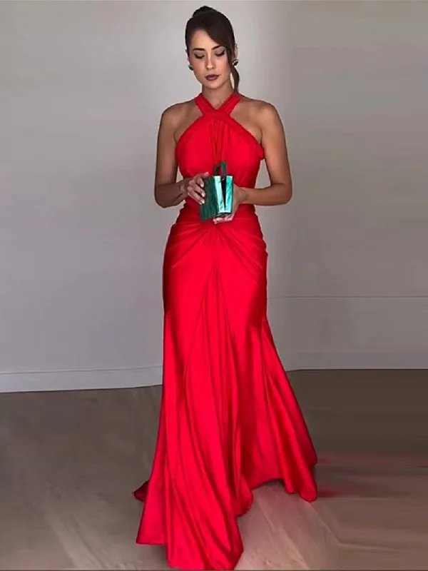 Strappy Sleeveless Braided Edge Maxi Dress KLYF1232