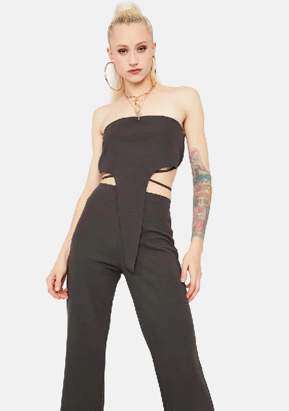 Hittin' Goals Crop Top & Flares Set